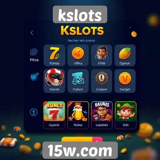 Interface do usuário do Kslots destaca-se pela simplicidade