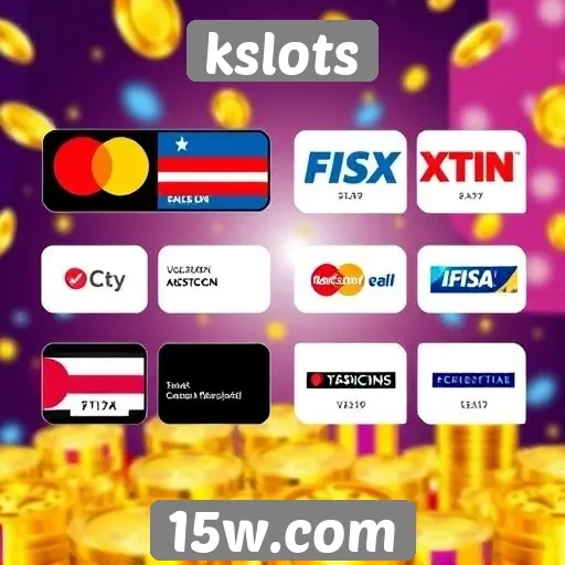 Métodos de pagamento disponíveis no kslots